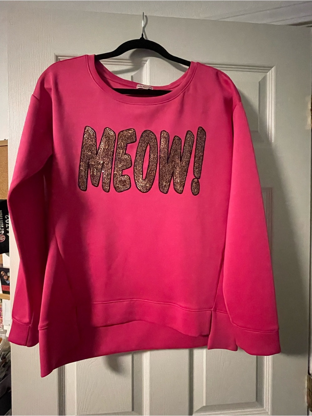 Juicy Couture Hot Pink Crewneck Sweatshirt